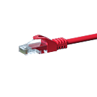 CAT5e UTP patchkabel 0,50m röd - CCA