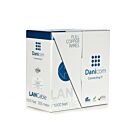 DANICOM CAT6 UTP 305m kabel på rulle flexibel - PVC (Fca)