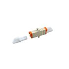 Multimode koppling E2000-E2000 simplex beige