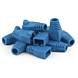 DANICOM RJ45 Kabelgenomföring Blå - 10 st