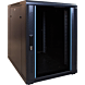 15U miniserverskåp med glasdörr 600x800x860mm (BxDxH)