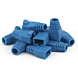 DANICOM RJ45 Kabelgenomföring Blå - 10 st