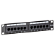 10 tum CAT5e UTP patchpanel - 12 portar