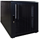 12U mini serverrack med perforerad dörr 600x1200x720mm (BxDxH)