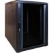 15U miniserverskåp med glasdörr 600x600x860mm (BxDxH)