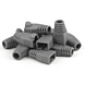 DANICOM RJ45 Kabelgenomföring Grå - 10 st