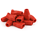 DANICOM RJ45 Kabelgenomföring Röd - 10 st