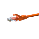 UTP CAT5e patchkabel 0,50m orange - 100% koppar