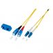 OS2 duplex fiberoptisk kabel LC-SC 20m