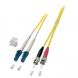 OS2 duplex fiberoptisk kabel LC-ST 0,50m