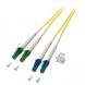 OS2 duplex fiberoptisk kabel LC/APC-LC 15m