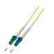 OS2 simplex fiberoptisk kabel LC/APC-LC 1m