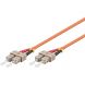 Fiberoptisk kabel SC-SC OM2 1m