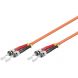 Fiberoptisk kabel ST-ST OM2 5m
