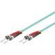 Fiberoptisk kabel ST-ST OM3 3m