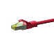 Cat7 S/FTP (PIMF) patchkabel 5m röd