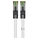 Cat8 S/FTP (PIMF) patchkabel 0,50 m vit