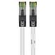 Cat8 S/FTP (PIMF) patchkabel 1m vit