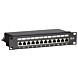 10 tum CAT6 FTP patchpanel - 12 portar
