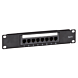 10 tum CAT6 UTP patchpanel - 8 portar