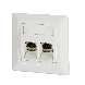 Keystone frontplatta, elfenben