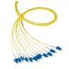 OS2 fiberoptisk pigtail gul LC/PC - 12 st