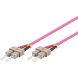 Fiberoptisk kabel SC-SC OM4 0,50m