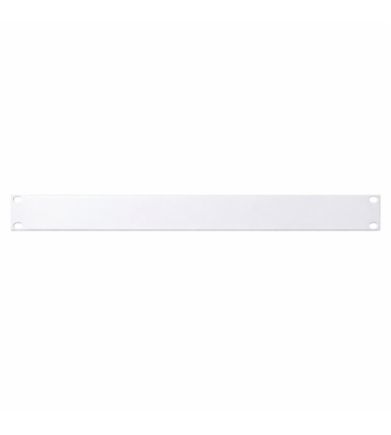 19 tums täckpanel 1U - vit