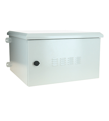 6U utomhus väggskåp IP55 - 600x600x368mm (BxDxH)