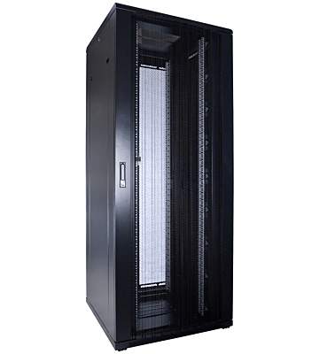 47U serverskåp med perforerad dörr 800x800x2200mm (BxDxH)