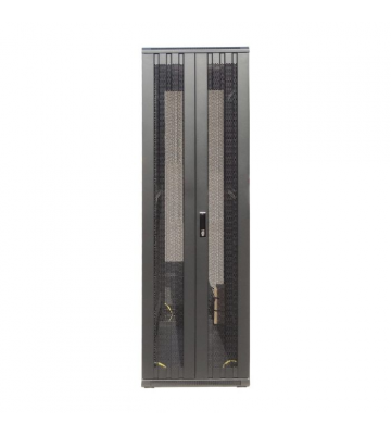 47U serverskåp med dubbelperforerad fram- och bakdörr 600x800x2200mm (BxDxH)