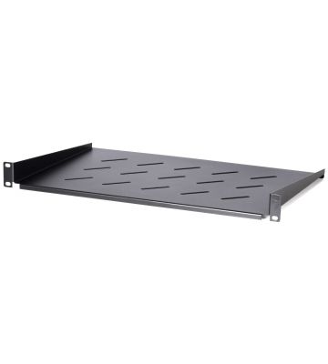 1U Hylla för 450 mm djupa väggskåp - 250 mm djup (max. 8 kg)