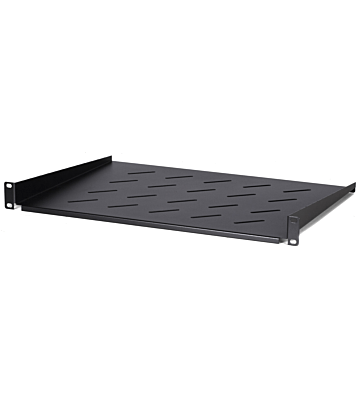 1U Hylla för 450 mm djupa väggskåp - 350 mm djup (max. 8 kg)