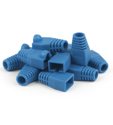 DANICOM RJ45 Kabelgenomföring Blå - 10 st