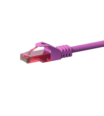 UTP CAT6 patchkabel 5m rosa - 100% koppar