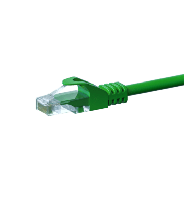 UTP CAT5e patchkabel 2m grön - 100% koppar