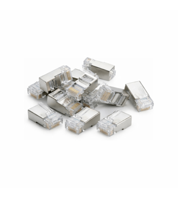 DANICOM SFTP CAT6a RJ45-kontakt - för flexibel kärna - 10 stycken