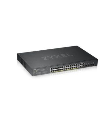 Zyxel 24-portars GS1920 smart hanterad PoE+-switch