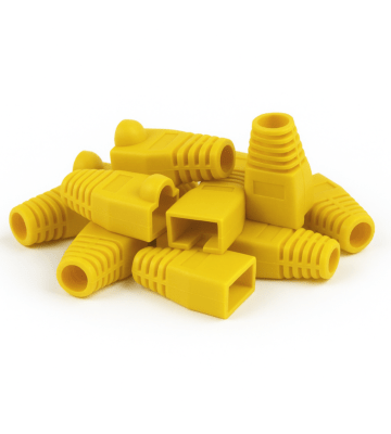 DANICOM RJ45 Kabelgenomföring Gul - 10 st