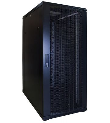 27U serverskåp med perforerad dörr 600x1000x1400mm (BxDxH)