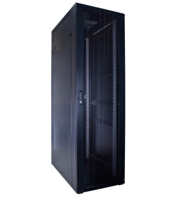 42U serverskåp med perforerad dörr 600x1000x2000mm (BxDxH)