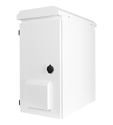 6U utomhus väggskåp för vertikal montering IP55 - 600x280x600mm (BxDxH)