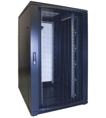 27U serverskåp med perforerad dörr 800x1000x1400mm (BxDxH)