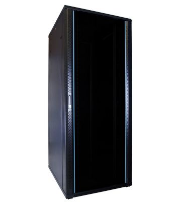 42U serverskåp med glasdörr 800x1000x2000mm (BxDxH)