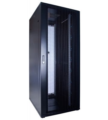47U serverskåp med perforerad dörr mått: 600x800x2200mm (BxDxH)