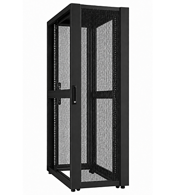 52U Datacenter serverskåp med perforerad dörr 600x1000x2400mm (BxDxH)