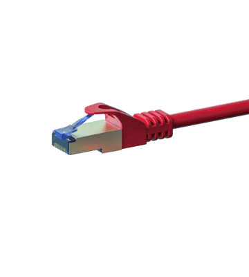 CAT6a S/FTP (PIMF) patchkabel 5m röd