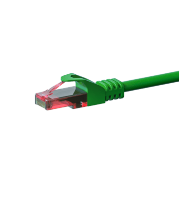 UTP CAT6 patchkabel 2m grön - 100% koppar