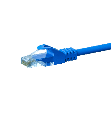 UTP CAT5e patchkabel 30m blå - 100% koppar