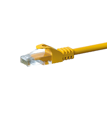 UTP CAT5e patchkabel 30m gul - 100% koppar